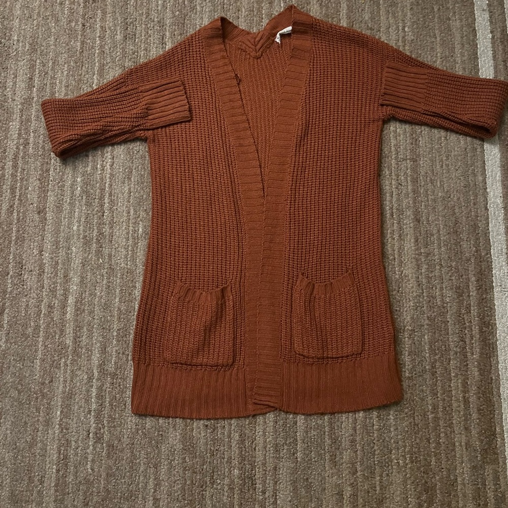 Women's Brown Sweater Cardigan